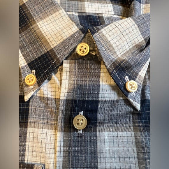 VanGils Cotton Plaid Button Down Shirt - Picture 4 of 7